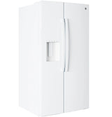 GE  27.9 Cu. Ft. Side-By-Side Refrigerator with Extra Tall Dispenser and In-Door Icemaker - White (GSS28NGYWW)