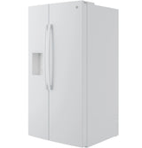 GE  27.9 Cu. Ft. Side-By-Side Refrigerator with Extra Tall Dispenser and In-Door Icemaker - White (GSS28NGYWW)