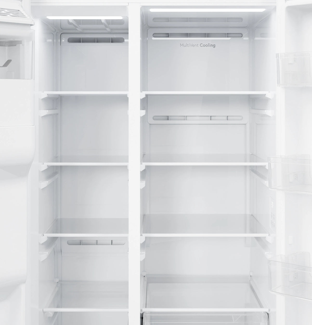 GE  27.9 Cu. Ft. Side-By-Side Refrigerator with Extra Tall Dispenser and In-Door Icemaker - White (GSS28NGYWW)