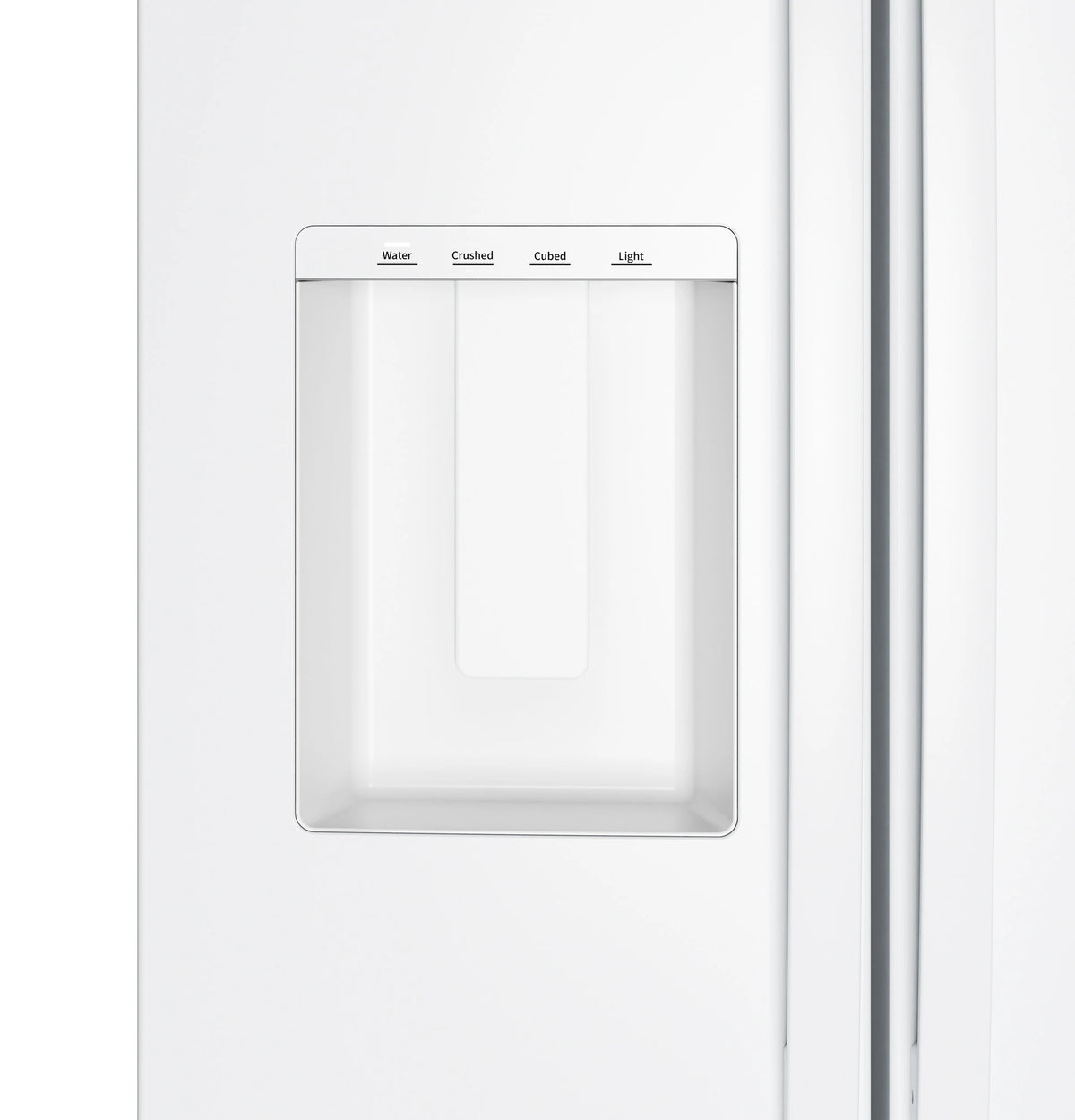GE  27.9 Cu. Ft. Side-By-Side Refrigerator with Extra Tall Dispenser and In-Door Icemaker - White (GSS28NGYWW)