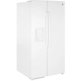 GE  27.9 Cu. Ft. Side-By-Side Refrigerator with Extra Tall Dispenser and In-Door Icemaker - White (GSS28NGYWW)