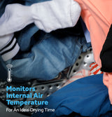 GE 7.2 cu. ft. Capacity Gas Dryer with Up To 120 ft. Venting and Reversible Door - White with Silver Matte Backsplash (GTD38GASWWS)