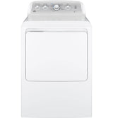GE 7.2 cu. ft. Capacity aluminized alloy drum Gas Dryer with Sensor Dry - White (GTD45GASJWS)