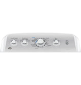 GE 7.2 cu. ft. Capacity aluminized alloy drum Gas Dryer with Sensor Dry - White (GTD45GASJWS)