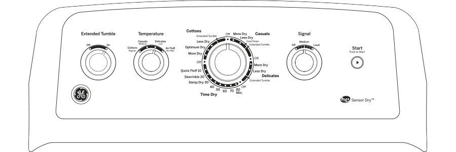 GE 7.2 cu. ft. Capacity aluminized alloy drum Gas Dryer with Sensor Dry - White (GTD45GASJWS)