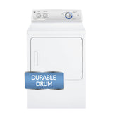 GE 6.8 cu. ft. capacity Dura Drum electric dryer -  (GTDP200EFWS)