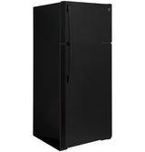 GE 28-Inch 17.5 Cu. Ft. Top-Freezer Refrigerator - Black (GTE18GTNRBB)