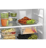 GE 28-Inch 17.5 Cu. Ft. Top-Freezer Refrigerator - Black (GTE18GTNRBB)