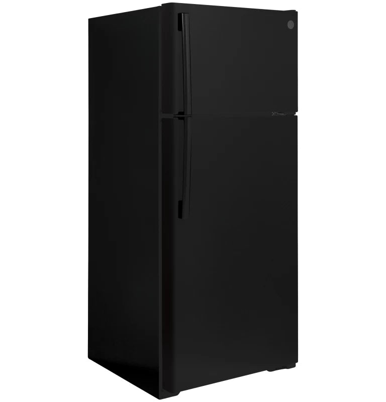 GE 17.5 Cu. Ft. Top-Freezer Refrigerator - Black (GTE18GTNRBB)