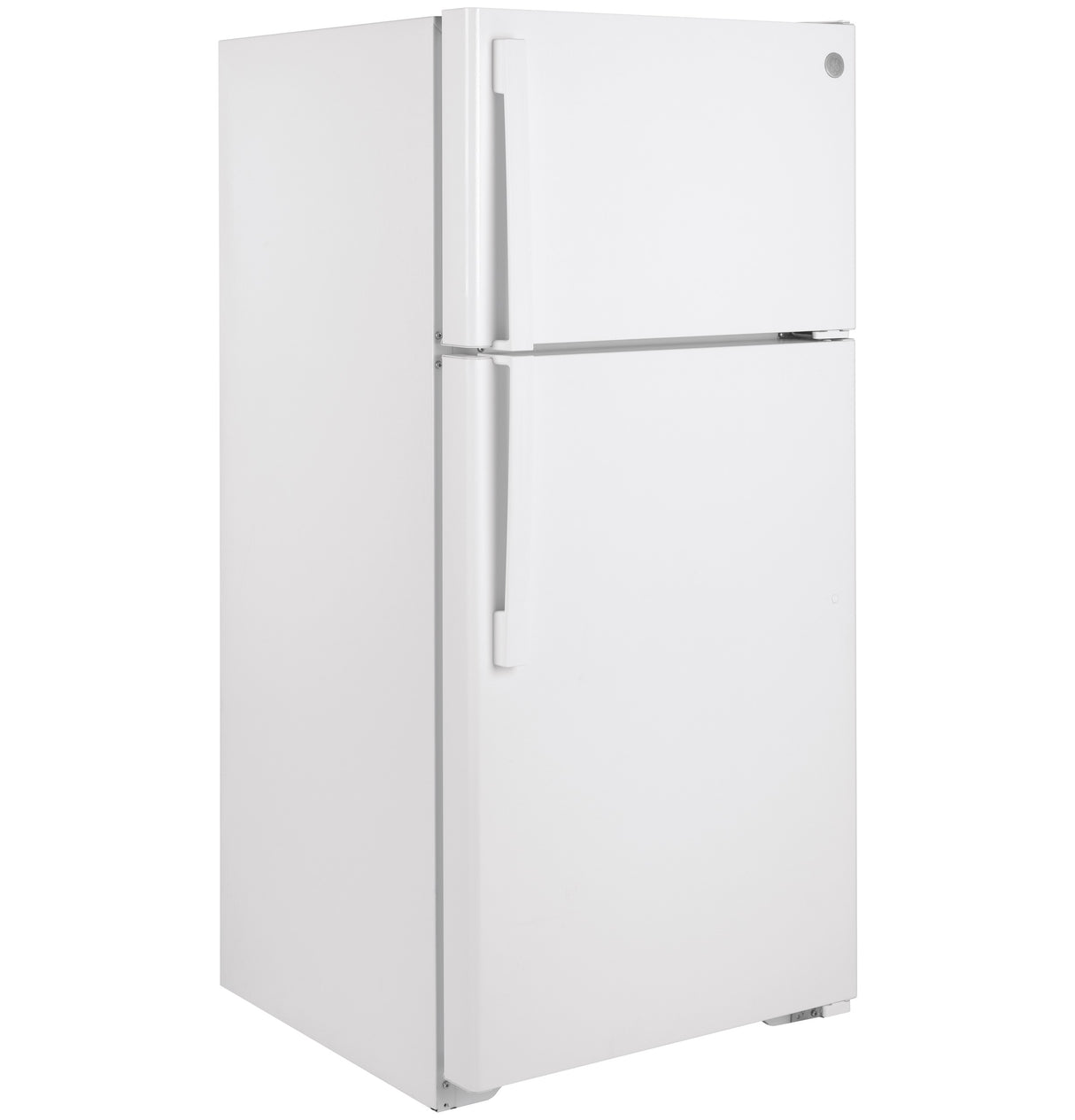 GE 28-Inch 15.6 Cu. Ft. Top-Freezer Refrigerator - White (GTS16DTNRWW)