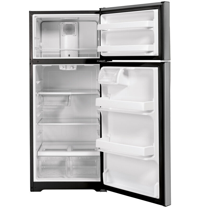GE 16.6 Cu. Ft. Top-Freezer Refrigerator - Gray (GTS17GSNRSS)