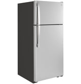 GE 28-Inch 16.6 Cu. Ft. Top-Freezer Refrigerator - Stainless Steel (GTS17GSNRSS)