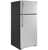 GE 28-Inch 17.5 Cu. Ft. Top-Freezer Refrigerator - Stainless Steel (GTS18GSNRSS)