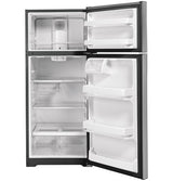 GE 28-Inch 17.5 Cu. Ft. Top-Freezer Refrigerator - Stainless Steel (GTS18GSNRSS)