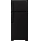 GE 17.5 Cu. Ft. Top-Freezer Refrigerator - Black (GTS18HGNRBB)