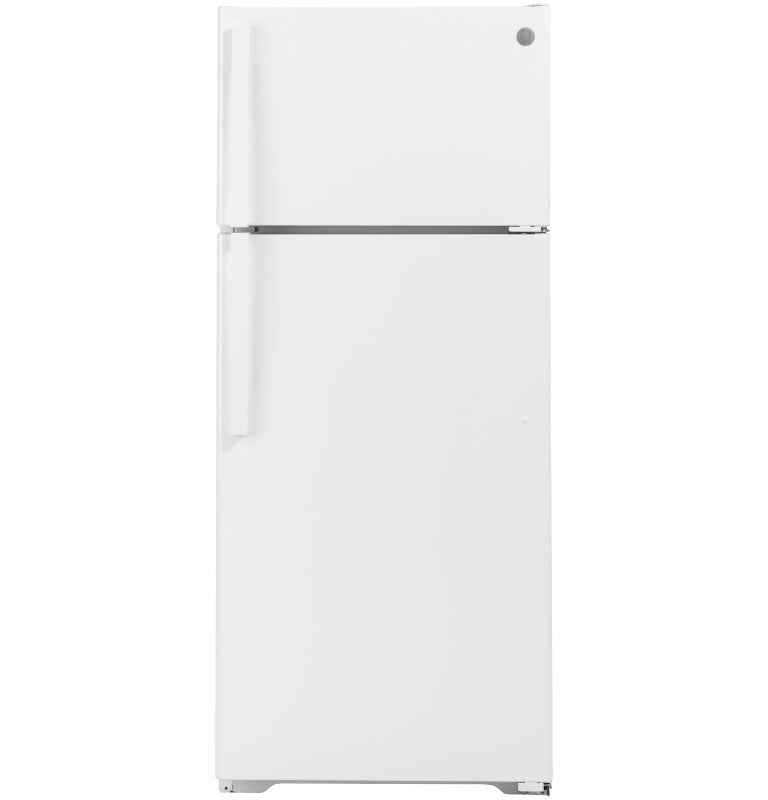 GE 28-Inch 17.5 Cu. Ft. Top-Freezer Refrigerator - White (GTS18HGNRWW)