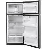 GE 28-Inch 17.5 Cu. Ft. Top-Freezer Refrigerator - Fingerprint Resistant Stainless (GTS18HYNRFS)