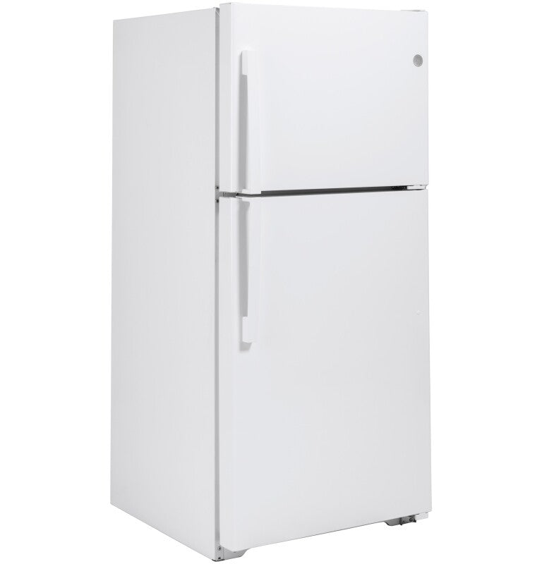 GE 29.8-Inch 19.2 Cu. Ft. Garage Ready Top-Freezer Refrigerator - White (GTS19KGNRWW)