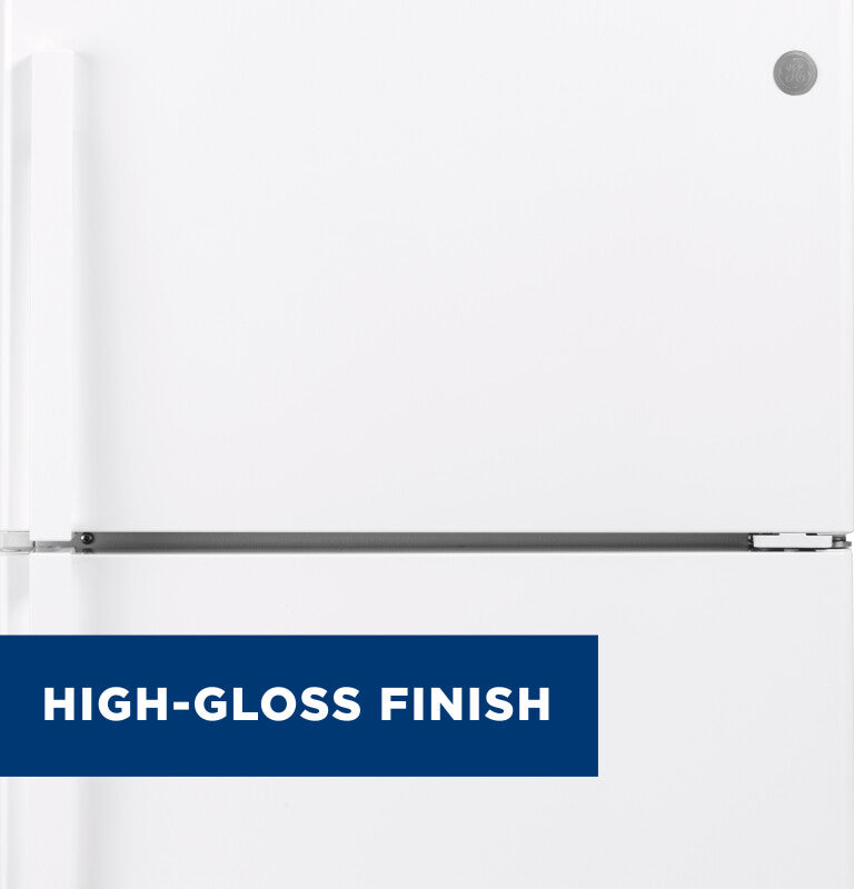 GE 29.8-Inch 19.2 Cu. Ft. Garage Ready Top-Freezer Refrigerator - White (GTS19KGNRWW)