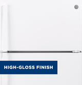 GE 29.8-Inch 19.2 Cu. Ft. Garage Ready Top-Freezer Refrigerator - White (GTS19KGNRWW)