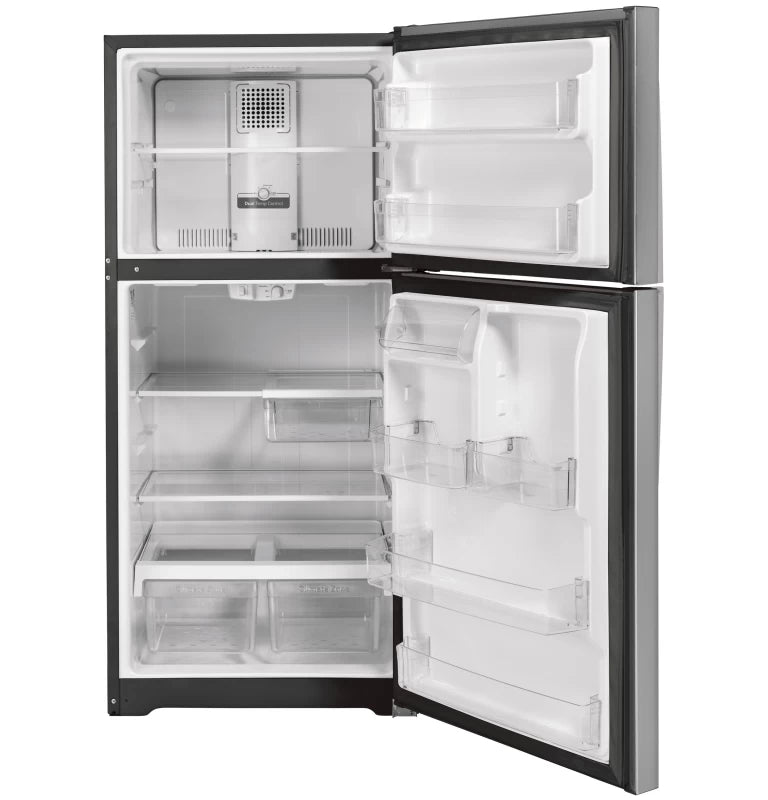 GE 19.2 Cu. Ft. Top-Freezer Refrigerator - Gray (GTS19KYNRFS)
