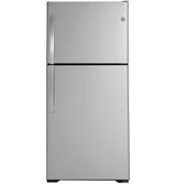 GE 29.8-Inch 19.2 Cu. Ft. Garage Ready Top-Freezer Refrigerator - Fingerprint Resistant Stainless (GTS19KYNRFS)