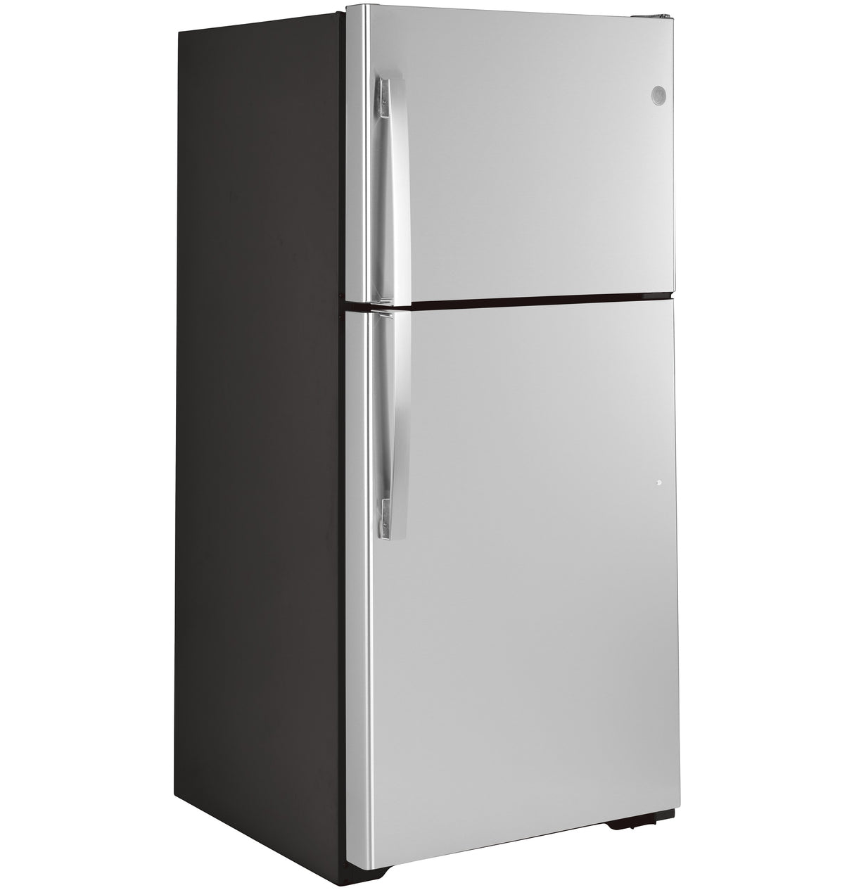 GE 29.8-Inch 19.2 Cu. Ft. Garage Ready Top-Freezer Refrigerator - Fingerprint Resistant Stainless (GTS19KYNRFS)