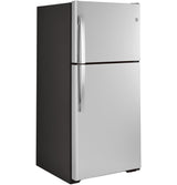 GE 29.8-Inch 19.2 Cu. Ft. Garage Ready Top-Freezer Refrigerator - Fingerprint Resistant Stainless (GTS19KYNRFS)