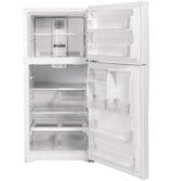 GE 32.8-Inch 21.9 Cu. Ft. Garage Ready Top-Freezer Refrigerator - White (GTS22KGNRWW)