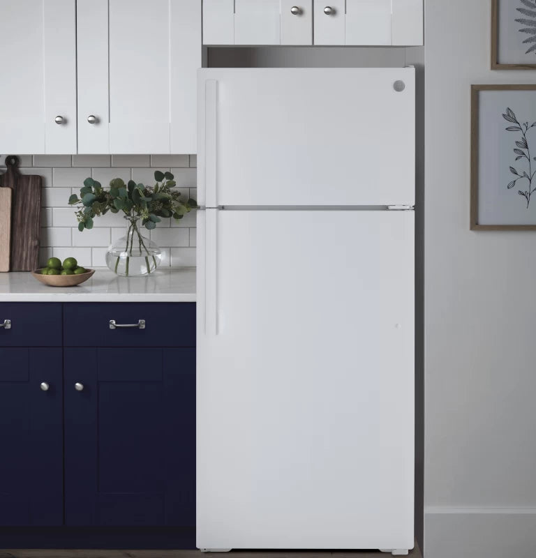 GE 21.9 Cu. Ft. Top-Freezer Refrigerator - White (GTS22KGNRWW)