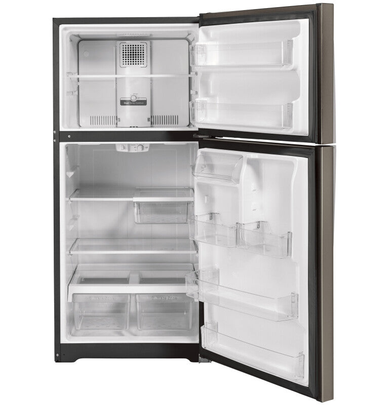 GE 21.9 Cu. Ft. Top-Freezer Refrigerator - Slate (GTS22KMNRES)
