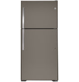 GE 21.9 Cu. Ft. Garage Ready Top-Freezer Refrigerator - Slate (GTS22KMNRES)