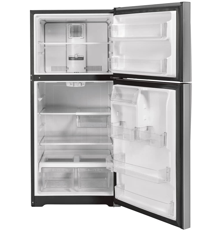 GE 21.9 Cu. Ft. Top-Freezer Refrigerator - Gray (GTS22KYNRFS)