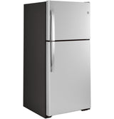GE 21.9 Cu. Ft. Garage Ready Top-Freezer Refrigerator - Fingerprint Resistant Stainless (GTS22KYNRFS)