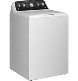GE  4.5 cu. ft. Capacity Washer with Stainless Steel Basket, Cold Plus and Wash Boost - White w/ Black Matte Backsplash (GTW485ASWWB)