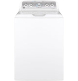 GE  4.6 cu. ft. Capacity Washer with Stainless Steel Basket - White on White with Silver Backsplash (GTW500ASNWS)