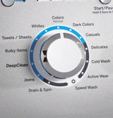 GE  4.6 cu. ft. Capacity Washer with Stainless Steel Basket - White on White with Silver Backsplash (GTW500ASNWS)