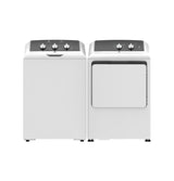GE  4.3 cu. ft. Capacity Washer with Stainless Steel Basket,5-yr Limited Warranty - White with Black Stainless Backsplash (GTW525ACWWB)