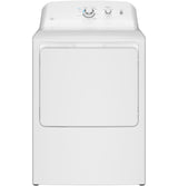 GE 6.2 cu. ft. Capacity Electric?Dryer?with Up To 120 ft. Venting and Shallow Depth? - White (GTX33EASKWW)