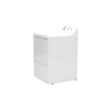 GE 6.2 cu. ft. Capacity Electric?Dryer?with Up To 120 ft. Venting and Shallow Depth? - White (GTX33EASKWW)