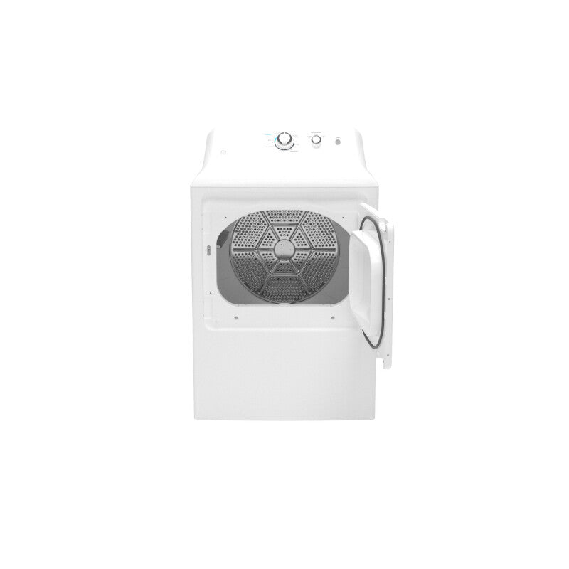 GE 6.2 cu. ft. Capacity Electric?Dryer?with Up To 120 ft. Venting and Shallow Depth? - White (GTX33EASKWW)