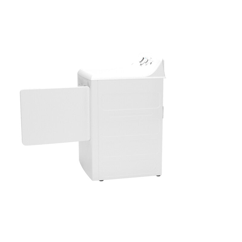 GE 6.2 cu. ft. Capacity Electric?Dryer?with Up To 120 ft. Venting and Shallow Depth? - White (GTX33EASKWW)