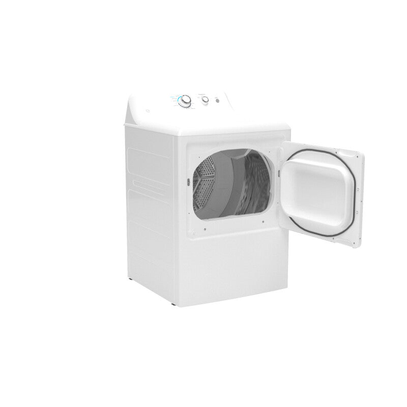 GE 6.2 cu. ft. Capacity Electric?Dryer?with Up To 120 ft. Venting and Shallow Depth? - White (GTX33EASKWW)