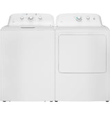 GE 6.2 cu. ft. Capacity Electric Dryer with Up To 120 ft. Venting and Shallow Depth - White (GTX33EASKWW)
