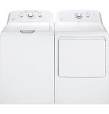 GE  6.2 cu. ft. Capacity Gas Dryer with Up To 120 ft. Venting and Shallow Depth - White (GTX33GASKWW)