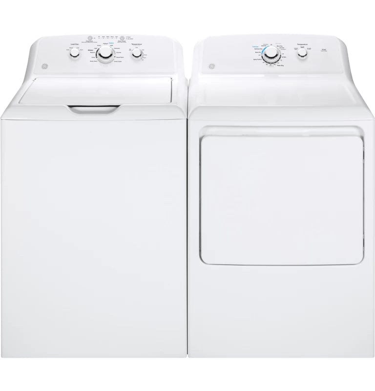 GE 6.2 cu. ft. Capacity Gas?Dryer?with Up To 120 ft. Venting and Shallow Depth? - White (GTX33GASKWW)