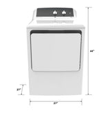 GE  6.2 cu. ft. Capacity Gas Dryer with Up To 120 ft. Venting and 5-yr Limited Warranty - White (GTX52GASPWB)