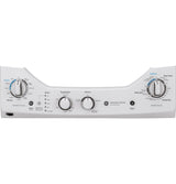 GE  Unitized Spacemaker 2.3 cu. ft. Capacity Washer with Stainless Steel Basket and 4.4 cu. ft. Capacity Gas Dryer - White on White (GUD24GSSMWW)