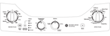 GE  Unitized Spacemaker 2.3 cu. ft. Capacity Washer with Stainless Steel Basket and 4.4 cu. ft. Capacity Gas Dryer - White on White (GUD24GSSMWW)