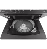 GE Unitized Spacemaker 3.8 cu. ft. Capacity Washer with Stainless Steel Basket and 5.9 cu. ft. Capacity Gas Dryer - Diamond Gray (GUD27GSPMDG)